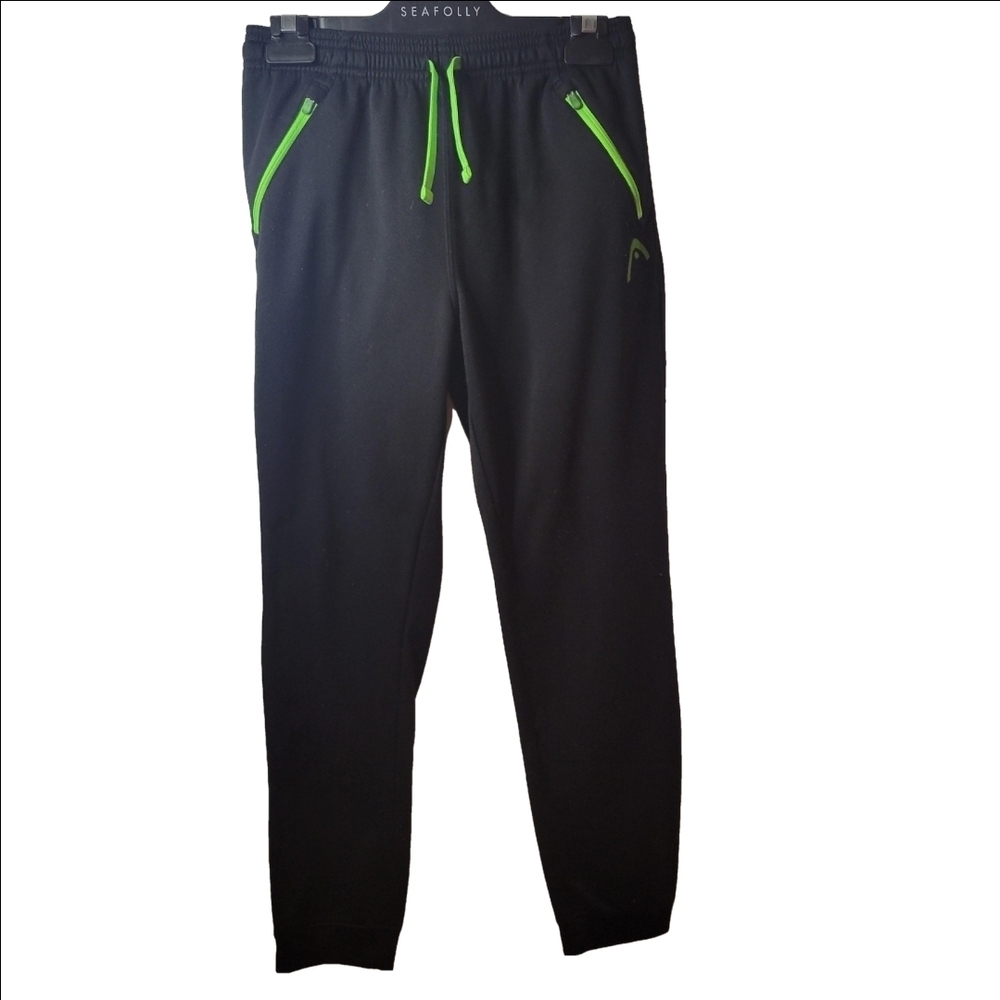 *Head*  Sweatpants with Green Accents
